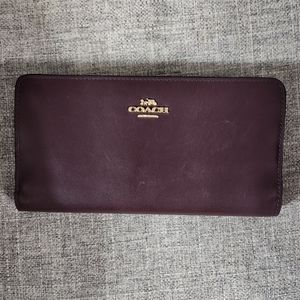 Coach Skinny Wallet in Refined Leather